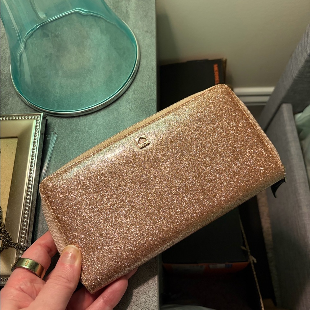 Kate spade glitter pink wallet - Picture 3 of 3